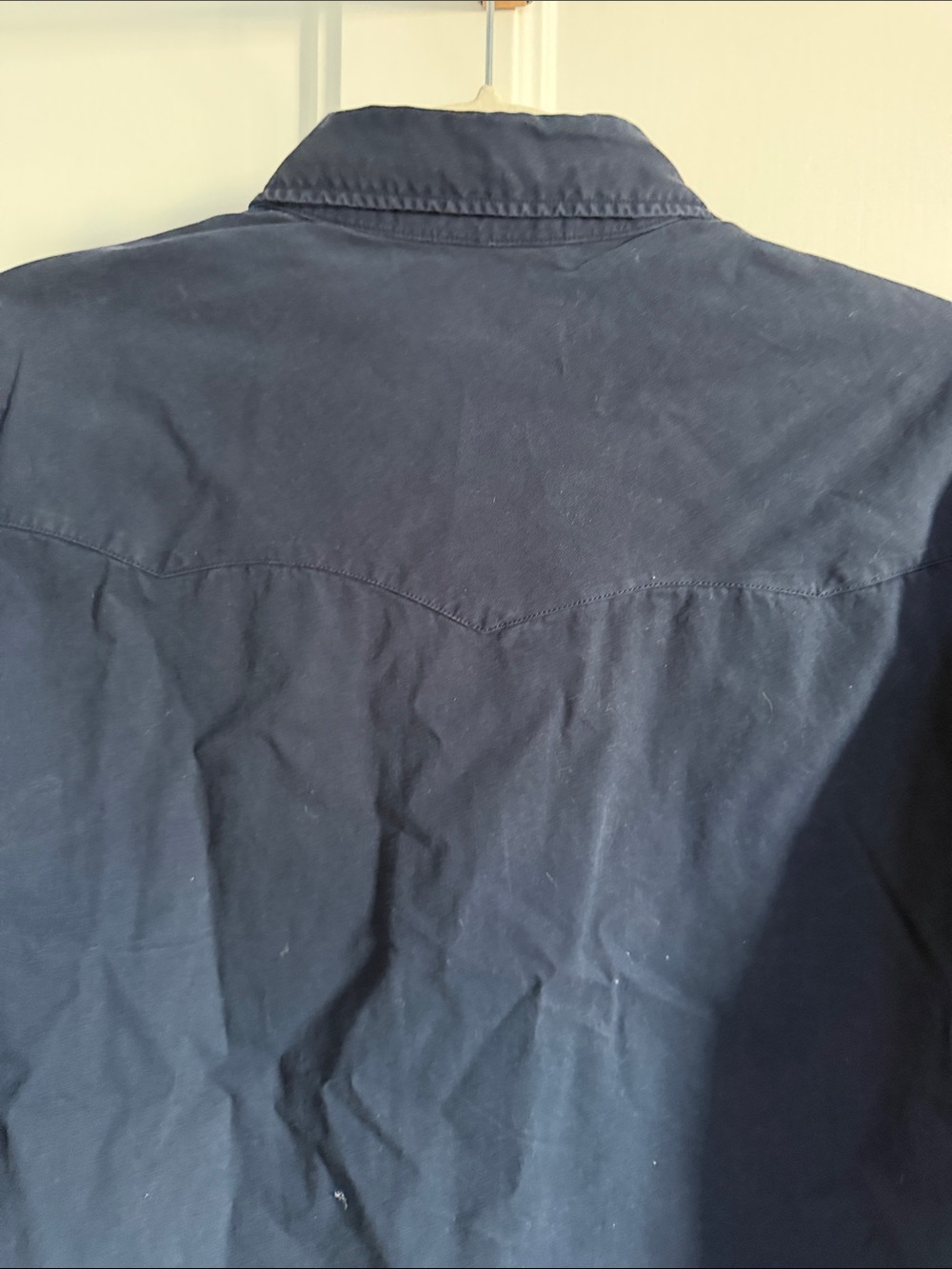 Ralph Lauren Double RL Navy Snap-Front Western Shirt - Picture 5 of 5
